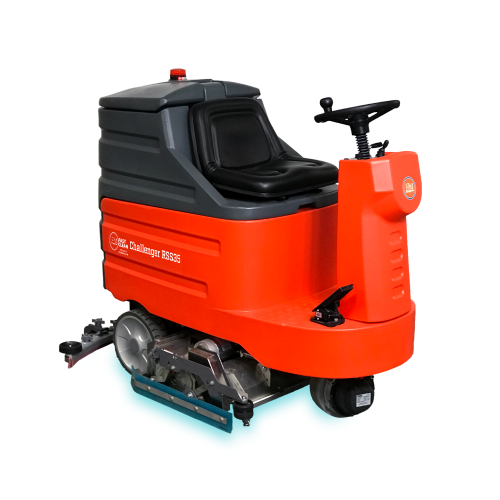 Fast Clean Challenger RSS35 Cylindrical Brush Ride On Sweeper Scrubber